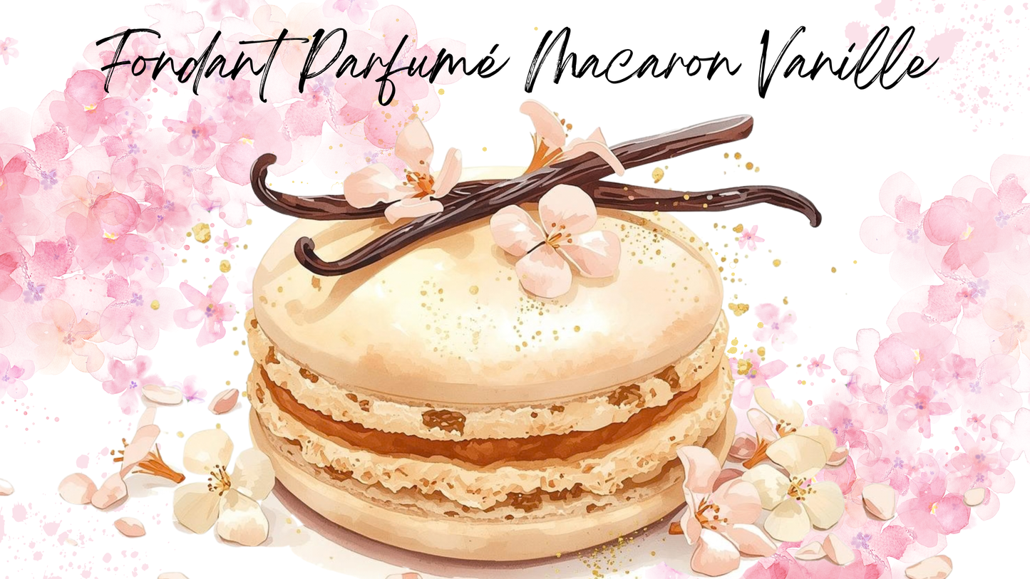 Fondant Parfumé Macaron Vanille