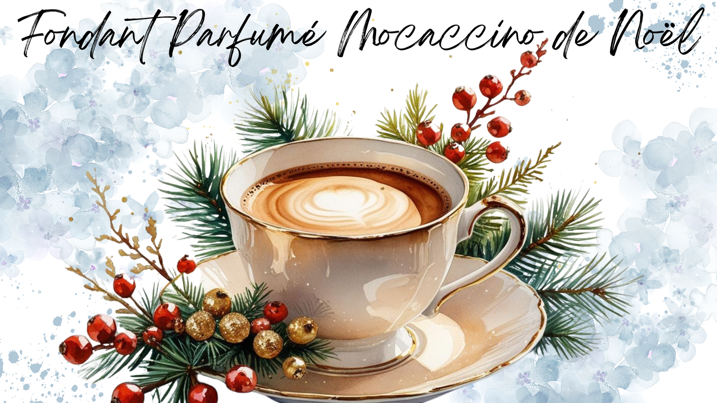 Fondant Parfumé Mocaccino de Noël